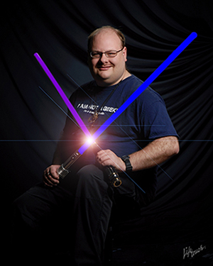 Me with Lightsabers